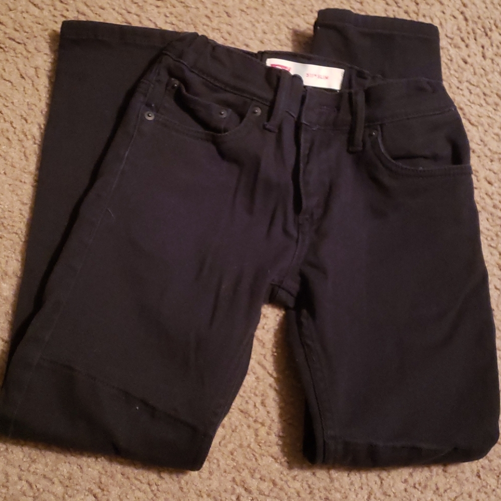 Boys Levi's black jeans